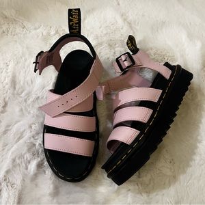 Dr. Marten Pink Blaire Strap Sandals
